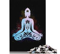 1000 Piece Jigsaw Puzzles 30 Quotes Yoga Wooden Puzzles Educational Toys 1000pcs (75x50cm)