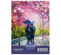 1000-piece Jigsaw Puzzles A Walk in The Spring Park Jigsaw Puzzle Anti-Stress Toys Wall Decoration Unique Gifts for Birthday And Christmas 52x38cm/1000pcs