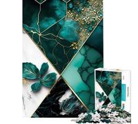 1000 Piece Jigsaw Puzzles Abstract Geometric Floral Interesting Brain Challenge Durable Fragments Not Easy Bend Elegant Birthday Gifts Idea (Size 38x52cm)