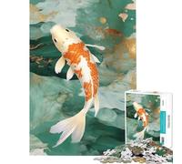 1000 Piece Jigsaw Puzzles Abstract Gold Decor Interesting Brain Challenge Durable Fragments Not Easy Bend Elegant Birthday Gifts Idea (Size 38x26cm)