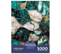 1000-piece Jigsaw Puzzles Abstract Jade Sunflower Adult Jigsaw Hands-on Game A Work of Art Unique Gifts for Birthday And Christmas 52x38cm/1000pcs