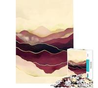 1000 Piece Jigsaw Puzzles Abstract Mountain Landscape Interesting Brain Challenge Durable Fragments Not Easy Bend Elegant Birthday Gifts Idea (Size 38x52cm)