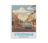 1000 Piece Jigsaw Puzzles Adults Child Educational Toys，Stevenage Hertfordshire，Classic 3D Papery Puzzle Unique Gift Home Decor（50x70cm）-GU81