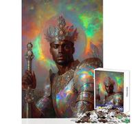 1000-piece Jigsaw Puzzles African Opal Prince Anti-Stress Toys Great Gift for Games for Educational Game with Fully Interlocking Randomly Shaped Pieces Size 50x75cm
