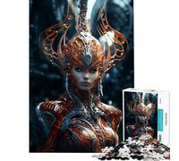 1000-piece Jigsaw Puzzles Alien Sacred Force Jigsaw Puzzle Anti-Stress Toys Wall Decoration Unique Gifts for Birthday And Christmas (50x75cm)