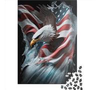 1000 Piece Jigsaw Puzzles American Eagle for Adults Paper Puzzles Educational Toys 1000pcs (38x26cm)