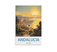 1000 Piece Jigsaw Puzzles Andalucia Spain Challenging Game Toys, Impossible Puzzle, Family Decoration Puzzle 26x38cm