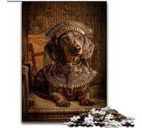 1000 Piece Jigsaw Puzzles Animal Dachshund, Help The Brain Exercise Addictive Toys to Cultivate Patience Perfect Decoration (Size 26x38cm)