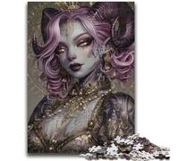 1000 Piece Jigsaw Puzzles Anime Demon Girl, for Age 14 Years And over Home Decor As A Gift for The Whole Family And Friends 50X75CM