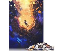 1000 Piece Jigsaw Puzzles Anime Galactic Dreamfall Square Puzzle for Adults, Paper Puzzles Learning Educational Toy 1000pcs (38x26cm)