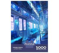 1000 Piece Jigsaw Puzzles- Anime Inside The Train Teenager Puzzles Brain Teaser Game Stress Reliever Deal As Gifts for The Whole Family 70x50cm/1000pcs