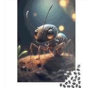 1000 Piece Jigsaw Puzzles Ants Life Creative Square Wooden Jigsaw Puzzles for Adults 1000pcs (75x50cm)