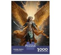 1000-piece Jigsaw Puzzles Archangel Michael Adult Jigsaw Puzzle Hands-on Game Difficult Challenge Parent-child Interaction 70x50cm/1000pcs