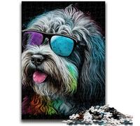 1000 Piece Jigsaw Puzzles Art Colourful Dogs Help The Brain Exercise Addictive Toys to Cultivate Patience Perfect Decoration 50x75cm