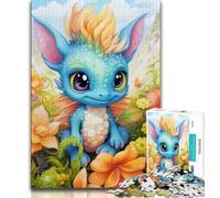 1000 Piece Jigsaw Puzzles Art Dragon Baby,Decompressing Intellectual Educational Toy Educational Game for Birthday,Chrismas (75x50cm)
