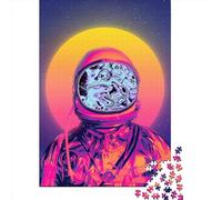 1000 Piece Jigsaw Puzzles ASTRONAUT1 Puzzles for Adults Wooden Puzzles Educational Game for Adult 1000pcs (75x50cm)