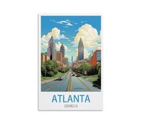1000 Piece Jigsaw Puzzles Atlanta Georgia Home Decor Birthday Party Gift Toy for Men Women Elders Seniors, 50x70cm