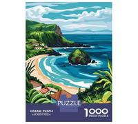 1000-piece Jigsaw Puzzles Azores Portugal Islands Jigsaws for Adults Brain Teaser Game Improve Memory Unique Gifts for Birthday And Christmas 38x26cm/1000pcs
