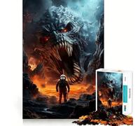 1000 Piece Jigsaw Puzzles Bad Luck Astronaut Perfect Cut Fun Smart Play Activity Cozy Fun Time Birthday Art Play (50x75cm)