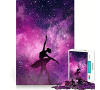 1000 Piece Jigsaw Puzzles Ballet Girl by Starry Sky Clean Fit Decor Smart Mind Activity Cozy Time Play Christmas Fun Gift (38x26cm)