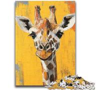 1000 Piece Jigsaw Puzzles Basquiat Giraffe Adult Jigsaw,Learning Educational Toys Family Games Gifts for Friends And Family (75x50cm)