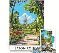 1000-piece Jigsaw Puzzles Baton Rouge Capitol View Perfect Edge Play Brain Skill Play Slow Play Fun Birthday Mind Gift (38x52cm)