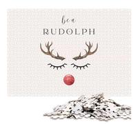 1000 Piece Jigsaw Puzzles Be A Rudolph Print Paper Puzzles Educational Toys 38x26cm/1000pcs