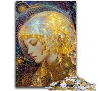 1000 Piece Jigsaw Puzzles Beautiful Golden Girl Educational Game Challenge Toy Wall Decoration Unique Birthday And Xmas Gifts 50x75cm