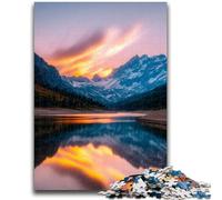 1000 Piece Jigsaw Puzzles Beautiful Mountains And Lakes Help The Brain Exercise Addictive Toys to Cultivate Patience Suitable for Couples 50x75cm