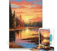1000 Piece Jigsaw Puzzles Beautiful Nature Landscape Tight Fit Play Logic Thinking Play Chill Play Time Xmas Art Gift (38x26cm)
