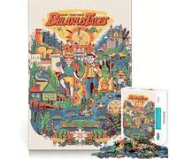 1000 Piece Jigsaw Puzzles- Belarus Summer Tales Neat Edge Decor Thinking Training Toy Easy Time Fun Birthday Game Gift (50x75cm)