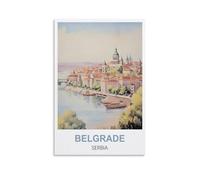 1000 Piece Jigsaw Puzzles,Belgrade Serbia Postersfor Adult Educational Game Challenge Toy 1000 Pieces Puzzle for Adults Kids 70x50CM