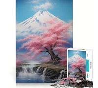 1000-piece Jigsaw Puzzles Below Mt Fuji Perfect Edge Play Brain Skill Play Slow Play Fun Birthday Mind Gift (50x75cm)