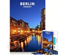 1000 Piece Jigsaw Puzzles- Berlin City Neat Edge Decor Thinking Training Toy Easy Time Fun Birthday Game Gift (50x75cm)