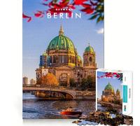 1000 Piece Jigsaw Puzzles- Berlin Germany Accurate Cut Fun Thinking Fun Game Slow Time Fun Christmas Home Art (50x75cm)