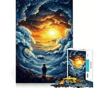 1000 Piece Jigsaw Puzzles- Beyond Horizon Neat Edge Decor Thinking Training Toy Easy Time Fun Birthday Game Gift (50x75cm)