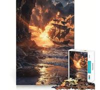 1000 Piece Jigsaw Puzzles Beyond The Horizon Clean Fit Decor Smart Mind Activity Cozy Time Play Christmas Fun Gift (50x75cm)