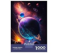 1000-piece Jigsaw Puzzles Beyond The Horizon Galaxie Adult Jigsaw Puzzle Hands-on Game Difficult Challenge Parent-child Interaction 38x26cm/1000pcs
