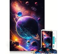 1000 Piece Jigsaw Puzzles Beyond The Horizon Galaxie Clean Fit Decor Smart Mind Activity Cozy Time Play Christmas Fun Gift (50x75cm)