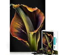 1000-piece Jigsaw Puzzles Big Beautiful Flower Perfect Edge Play Brain Skill Play Slow Play Fun Birthday Mind Gift (38x52cm)