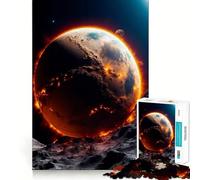 1000 Piece Jigsaw Puzzles- Big Planet Accurate Cut Fun Thinking Fun Game Slow Time Fun Christmas Home Art (50x75cm)