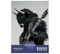 1000-piece Jigsaw Puzzles Bison Guitar Jigsaws for Adults Brain Teaser Game Improve Memory Unique Gifts for Birthday And Christmas 38x26cm/1000pcs