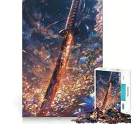 1000 Piece Jigsaw Puzzles Blade of Frost Embers Precise Fit Game, Creative Fun Toy, Peace Game Play, Christmas Calm Gift (38x52cm)