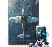 1000-piece Jigsaw Puzzles Blueprint of Flight, Toy Wall Decor, Challenging To Complete, Improving Love between Couples 38x52cm