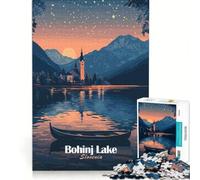 1000-piece Jigsaw Puzzles Bohinj Lake Slovenia, Toy Wall Decor, Challenging To Complete, Improving Love between Couples 38x26cm