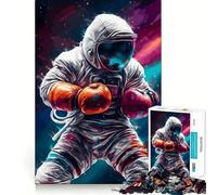 1000 Piece Jigsaw Puzzles Boxing Astronaut Fantasy Tight Fit Play Logic Thinking Play Chill Play Time Xmas Art Gift (38x52cm)