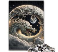 1000 Piece Jigsaw Puzzles Brave Dragon Educational Family Game Deal As Gifts for The Whole Family for And Age 14 Years Up 50x75cm