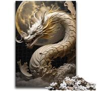 1000 Piece Jigsaw Puzzles Brave Dragon Educational Family Game Deal As Gifts for The Whole Family for And Age 14 Years Up 50x75cm