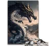 1000 Piece Jigsaw Puzzles Brave Dragon Help The Brain Exercise Addictive Toys to Cultivate Patience Suitable for Couples 38x26cm