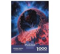 1000-piece Jigsaw Puzzles Broken Planet in Space Jigsaws for Adults Brain Teaser Game Improve Memory Unique Gifts for Birthday And Christmas 70x50cm/1000pcs